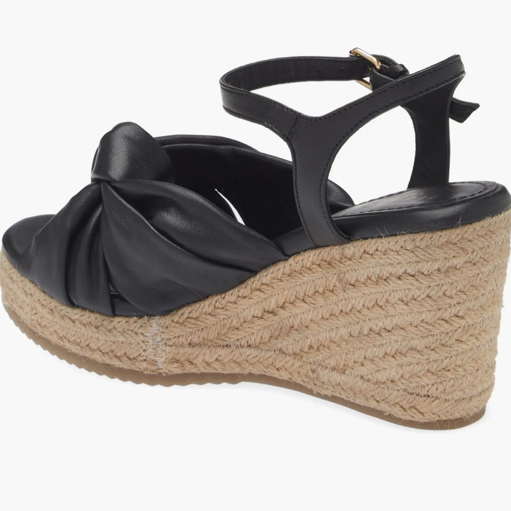 🌸TED BAKER🌸 Taymin Knotted Espadrille Wedge Sandal Size: 37 - Picture 3 of 12